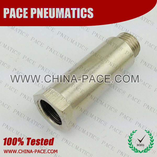 Cylindrical Extension Threaded Fittings, Brass Pipe Fittings, Brass Hose Fittings, Brass Air Connector, Brass BSP Fittings